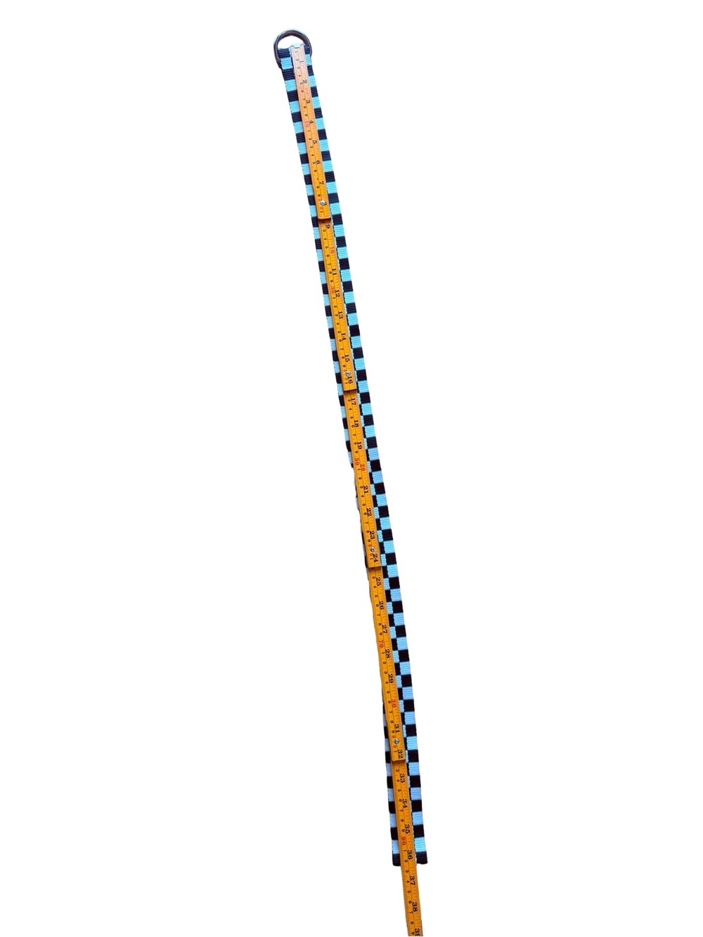 Checkered Double Ring Belt Unisex - Picture 4 of 4